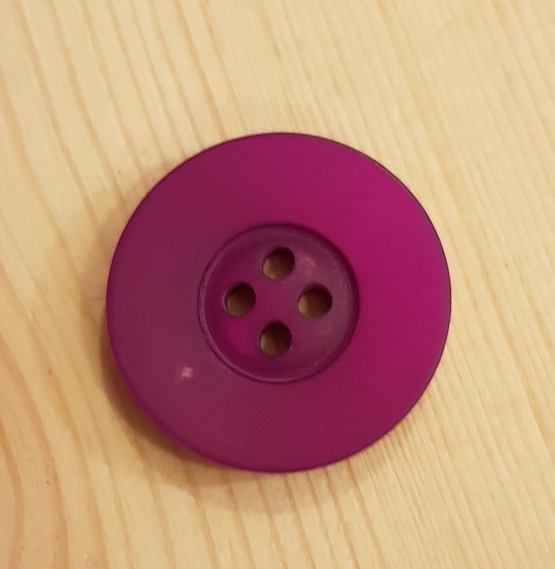 King Cole Timeless Button Collection Magenta 22mm